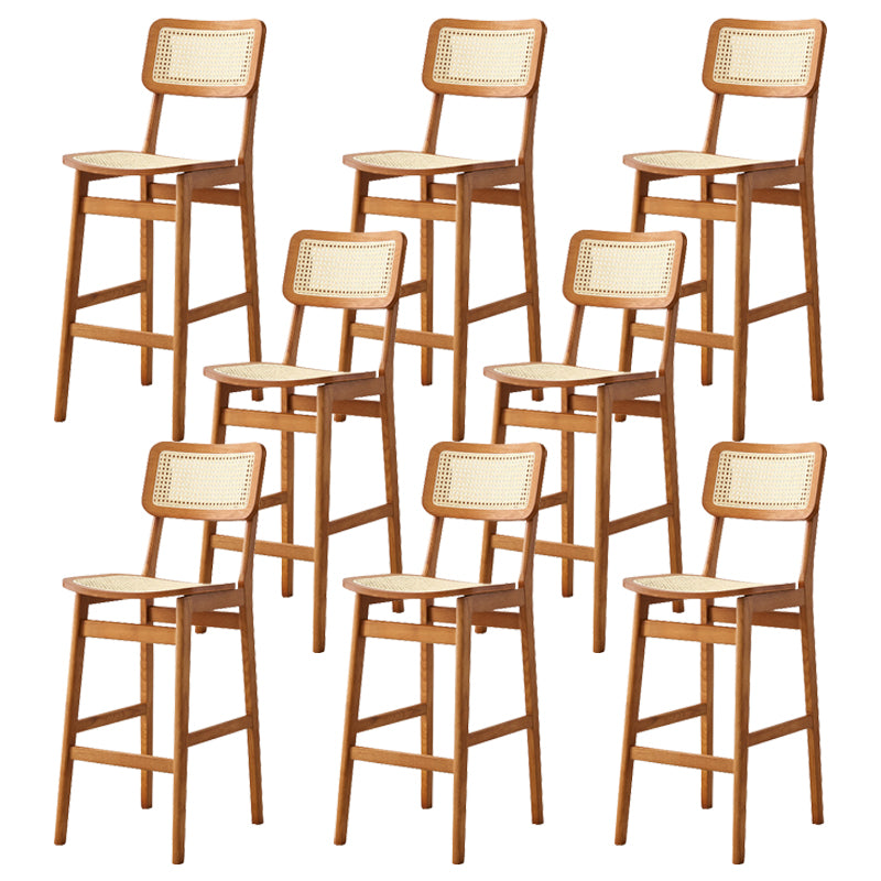 Moderne stijl Bar-Stool houten aanrechtbar kruk met houten benen voor thuis