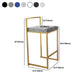 Nordic Backrest Armless Counter Stool Iron Kitchen Bar Stool with Cushion and Pedal Clearhalo 'Bar Furniture' 'Bar Stools' 'bar_stools' 'furn' 'furn_bar_stools' 'Furniture' 'Kitchen & Dining Furniture' 5393240