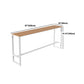 Mesa de mesa de pub de madera de ingeniería moderna 1/2/5 Piezas Rectangle Contador de caballete Rectangle Juego
