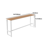 Mesa de mesa de pub de madera de ingeniería moderna 1/2/5 Piezas Rectangle Contador de caballete Rectangle Juego