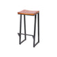 Modern Rectangle Solid Wood Bar Table Set 1/5/9 Pieces Counter Table with Black Stools Wood 30"H Stool (Single) Clearhalo 'Bar Furniture' 'furn' 'furn_home_bar_bar_sets' 'Furniture' 'Home Bars & Bar Sets' 'home_bar_bar_sets' 'Kitchen & Dining Furniture' 5393353