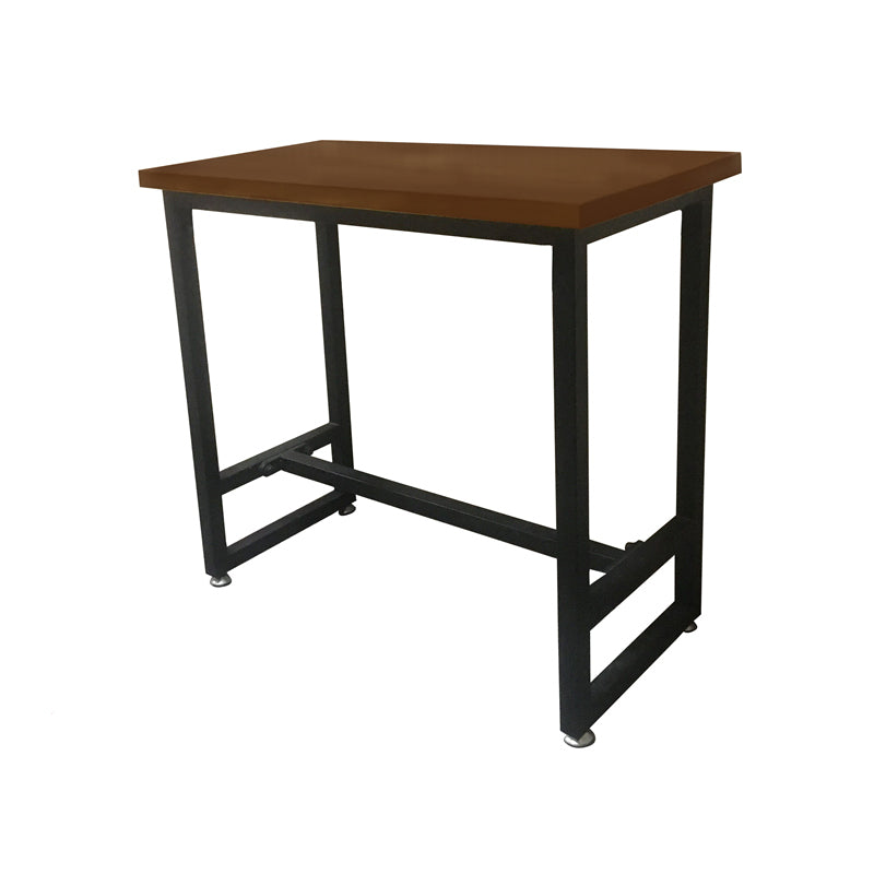 Modern Rectangle Solid Wood Bar Table Set 1/5/9 Pieces Counter Table with Black Stools Brown 118"L x 20"W Clearhalo 'Bar Furniture' 'furn' 'furn_home_bar_bar_sets' 'Furniture' 'Home Bars & Bar Sets' 'home_bar_bar_sets' 'Kitchen & Dining Furniture' 5393355