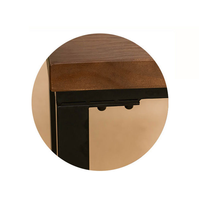 Modern Rectangle Solid Wood Bar Table Set 1/5/9 Pieces Counter Table with Black Stools Clearhalo 'Bar Furniture' 'furn' 'furn_home_bar_bar_sets' 'Furniture' 'Home Bars & Bar Sets' 'home_bar_bar_sets' 'Kitchen & Dining Furniture' 5393363