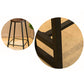 Modern Rectangle Solid Wood Bar Table Set 1/5/9 Pieces Counter Table with Black Stools Clearhalo 'Bar Furniture' 'furn' 'furn_home_bar_bar_sets' 'Furniture' 'Home Bars & Bar Sets' 'home_bar_bar_sets' 'Kitchen & Dining Furniture' 5393364