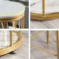 1/2/3 pièces de table de bar en marbre set glamour mate finition tabouret de bar et table de table