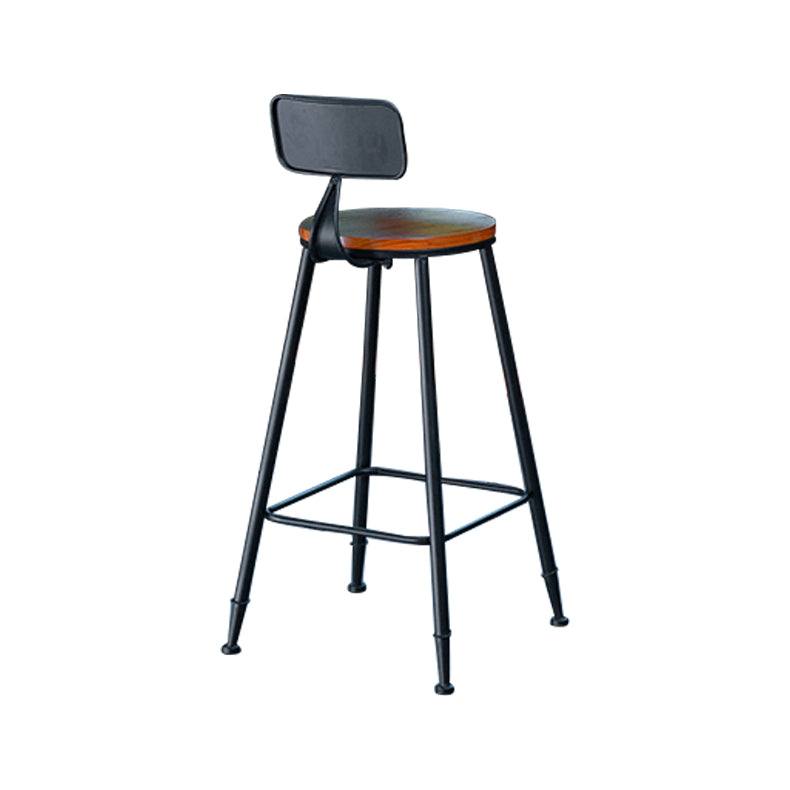 Industrial Bar Table Set 1/9 Pieces Counter Set with Black Base 1 Brown Chair Clearhalo 'Bar Furniture' 'furn' 'furn_home_bar_bar_sets' 'Furniture' 'Home Bars & Bar Sets' 'home_bar_bar_sets' 'Kitchen & Dining Furniture' 5393565