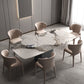 Set tavolo da pranzo moderno per la casa Set tavolo da pranzo in pietra sinterizzata da 1/4/5/7 pezzi