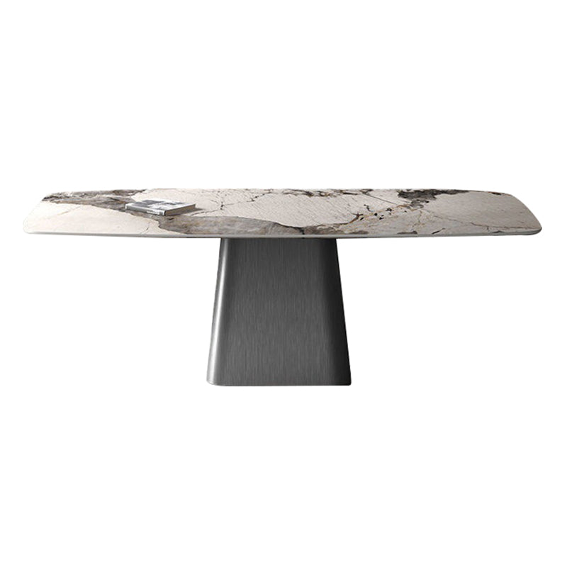 Set tavolo da pranzo moderno per la casa Set tavolo da pranzo in pietra sinterizzata da 1/4/5/7 pezzi