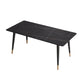 Rectangle Modern Dinette Set 1/4/5 Pieces Black Base Indoor Dining Table Set Clearhalo 'Dining Room Sets' 'Dining Tables & Seating' 'dining_room_set' 'furn' 'furn_dining_room_set' 'Furniture' 'Kitchen & Dining Furniture' 5393615