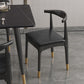 Rectangle Modern Dinette Set 1/4/5 Pieces Black Base Indoor Dining Table Set Clearhalo 'Dining Room Sets' 'Dining Tables & Seating' 'dining_room_set' 'furn' 'furn_dining_room_set' 'Furniture' 'Kitchen & Dining Furniture' 5393626