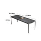 Contemporary Sintered Stone Rectangle Table Set 1/4/7 Pieces Dining Set Clearhalo 'Dining Room Sets' 'Dining Tables & Seating' 'dining_room_set' 'furn' 'furn_dining_room_set' 'Furniture' 'Kitchen & Dining Furniture' 5393652