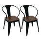 Set tavolo da pranzo per caffetteria 1/2/3/5/7 pezzi Set dinette in legno e metallo