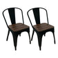 Set tavolo da pranzo per caffetteria 1/2/3/5/7 pezzi Set dinette in legno e metallo