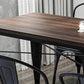 Set tavolo da pranzo per caffetteria 1/2/3/5/7 pezzi Set dinette in legno e metallo