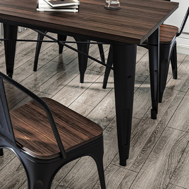 Set tavolo da pranzo per caffetteria 1/2/3/5/7 pezzi Set dinette in legno e metallo