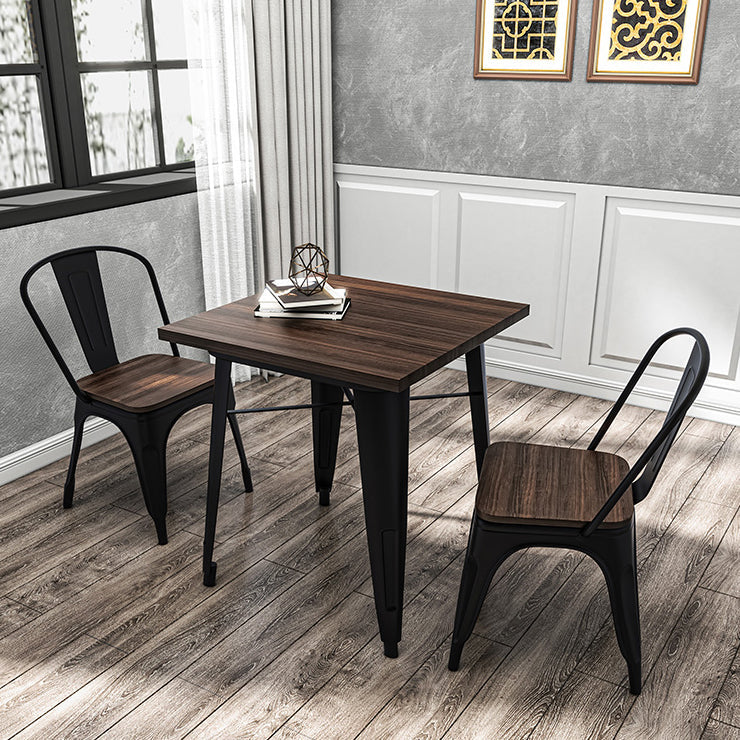 Set tavolo da pranzo per caffetteria 1/2/3/5/7 pezzi Set dinette in legno e metallo