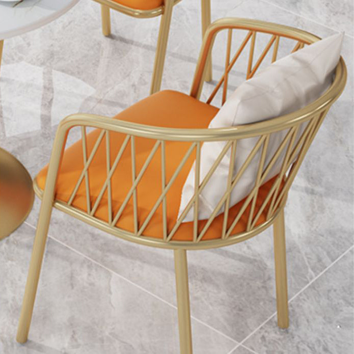 Set da pranzo nordico da 1/3/5 pezzi Tavolo da pranzo rotondo in pietra per sala da pranzo