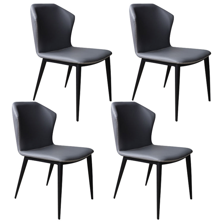 Modern Home Dining Room Set 1/4/5 Pieces Extensible Dining Table Set 4 Grey Chairs Clearhalo 'Dining Room Sets' 'Dining Tables & Seating' 'dining_room_set' 'furn' 'furn_dining_room_set' 'Furniture' 'Kitchen & Dining Furniture' 5393701