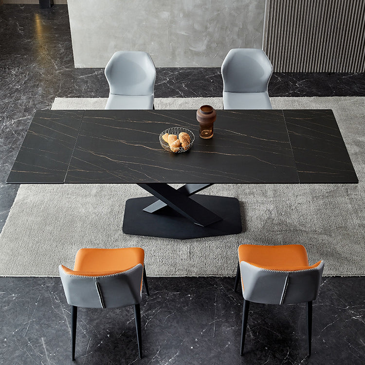 Modern Home Dining Room Set 1/4/5 Pieces Extensible Dining Table Set Clearhalo 'Dining Room Sets' 'Dining Tables & Seating' 'dining_room_set' 'furn' 'furn_dining_room_set' 'Furniture' 'Kitchen & Dining Furniture' 5393702