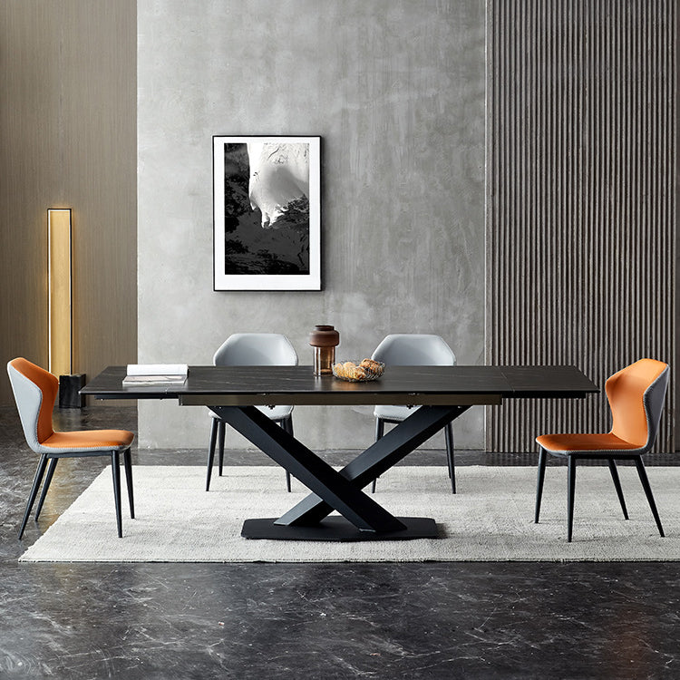 Modern Home Dining Room Set 1/4/5 Pieces Extensible Dining Table Set Clearhalo 'Dining Room Sets' 'Dining Tables & Seating' 'dining_room_set' 'furn' 'furn_dining_room_set' 'Furniture' 'Kitchen & Dining Furniture' 5393703