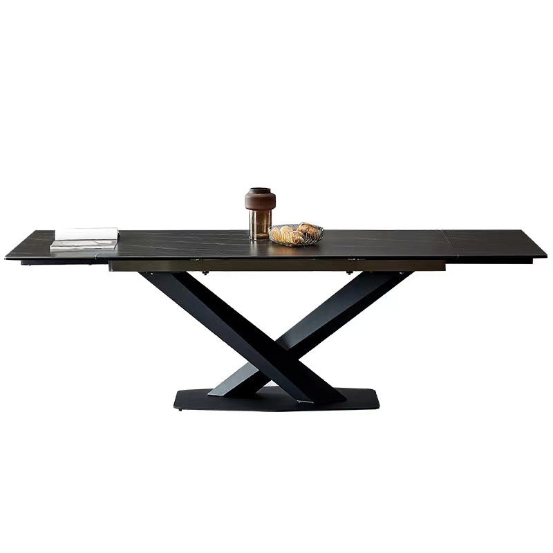 Modern Home Dining Room Set 1/4/5 Pieces Extensible Dining Table Set Clearhalo 'Dining Room Sets' 'Dining Tables & Seating' 'dining_room_set' 'furn' 'furn_dining_room_set' 'Furniture' 'Kitchen & Dining Furniture' 5393705