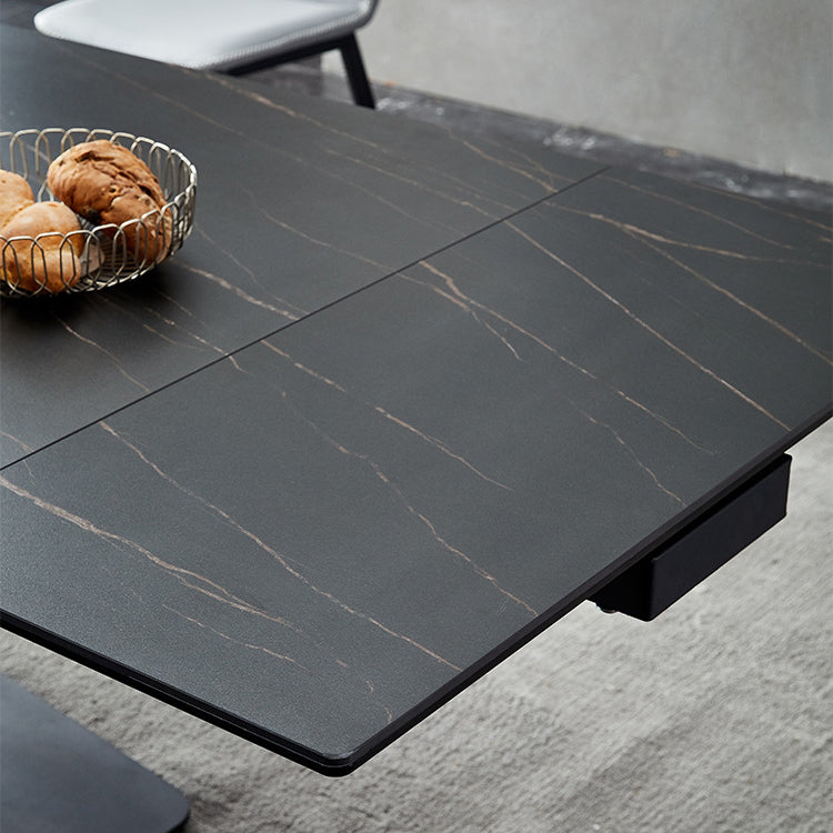 Modern Home Dining Room Set 1/4/5 Pieces Extensible Dining Table Set Clearhalo 'Dining Room Sets' 'Dining Tables & Seating' 'dining_room_set' 'furn' 'furn_dining_room_set' 'Furniture' 'Kitchen & Dining Furniture' 5393706