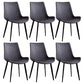 Contemporary Sintered Stone Rectangle Table Set 1/4/6 Pieces Dining Set 6 Grey Chairs Clearhalo 'Dining Room Sets' 'Dining Tables & Seating' 'dining_room_set' 'furn' 'furn_dining_room_set' 'Furniture' 'Kitchen & Dining Furniture' 5393714