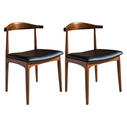 Natural and Black Dining Table Set 1/2/3/5/7 Pieces Rectangle Industrial Dinette Set 2 Wood Chairs Clearhalo 'Dining Room Sets' 'Dining Tables & Seating' 'dining_room_set' 'furn' 'furn_dining_room_set' 'Furniture' 'Kitchen & Dining Furniture' 5393733