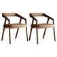 Natural and Black Dining Table Set 1/2/3/5/7 Pieces Rectangle Industrial Dinette Set 2 Brown Chairs Clearhalo 'Dining Room Sets' 'Dining Tables & Seating' 'dining_room_set' 'furn' 'furn_dining_room_set' 'Furniture' 'Kitchen & Dining Furniture' 5393739