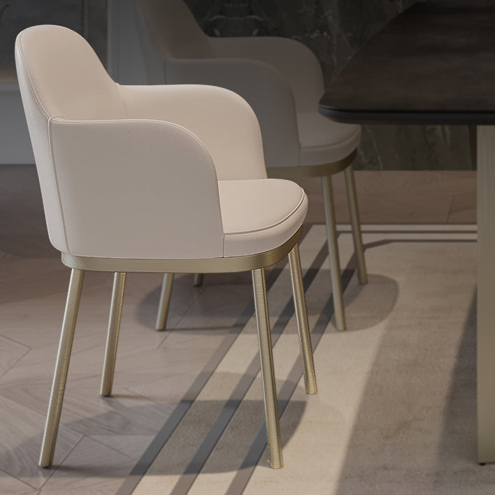 Nordic Glam Sintered Stone Rectangle Table Set 1/4/5/7 Pieces Dining Set Clearhalo 'Dining Room Sets' 'Dining Tables & Seating' 'dining_room_set' 'furn' 'furn_dining_room_set' 'Furniture' 'Kitchen & Dining Furniture' 5393782