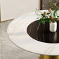 Scandinavian Round Dining Table Set 1/2/5/6/7 Pieces Home Dining Room Set