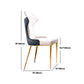 Scandinavian Round Dining Table Set 1/2/5/6/7 Pieces Home Dining Room Set