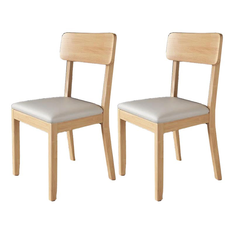 Chaise de salle à manger en bois contemporain ouvert meubles côté salle à manger en finition mate pour la maison