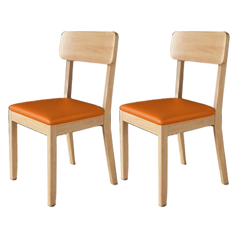 Chaise de salle à manger en bois contemporain ouvert meubles côté salle à manger en finition mate pour la maison