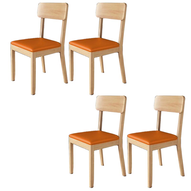 Chaise de salle à manger en bois contemporain ouvert meubles côté salle à manger en finition mate pour la maison