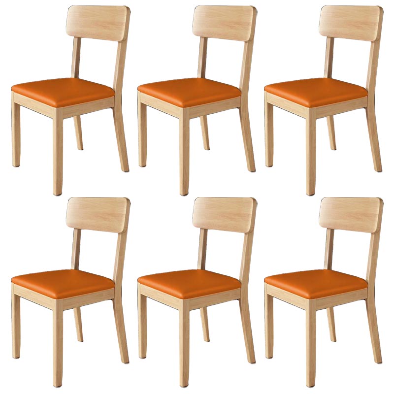 Chaise de salle à manger en bois contemporain ouvert meubles côté salle à manger en finition mate pour la maison