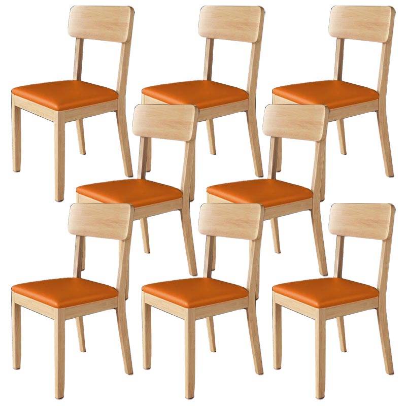 Chaise de salle à manger en bois contemporain ouvert meubles côté salle à manger en finition mate pour la maison