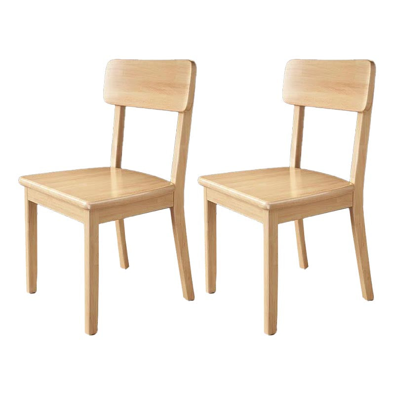 Chaise de salle à manger en bois contemporain ouvert meubles côté salle à manger en finition mate pour la maison