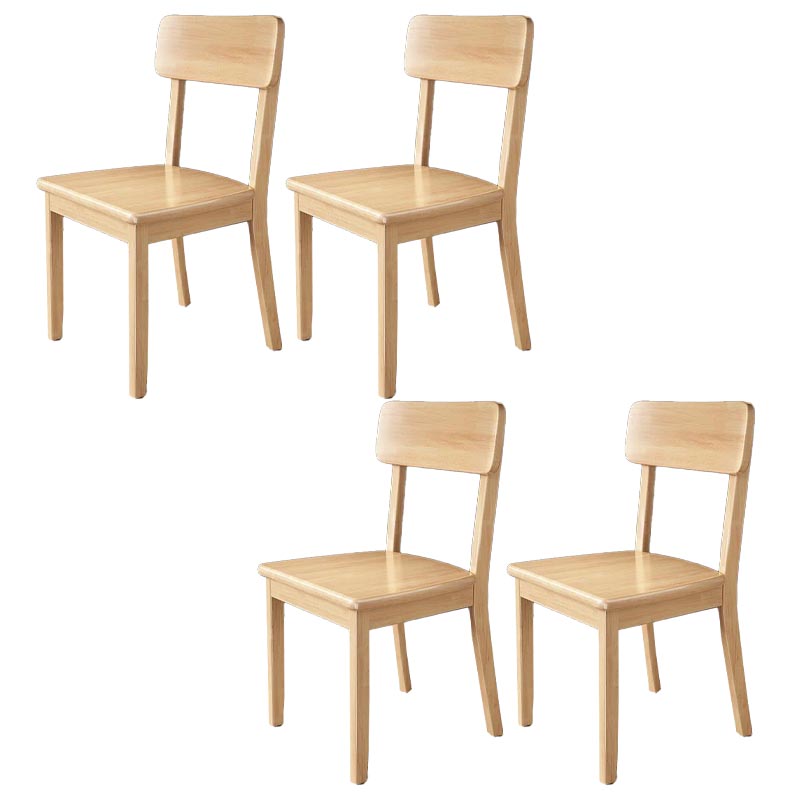 Chaise de salle à manger en bois contemporain ouvert meubles côté salle à manger en finition mate pour la maison