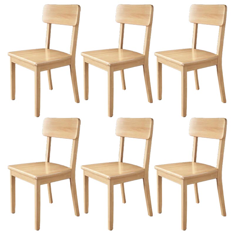 Chaise de salle à manger en bois contemporain ouvert meubles côté salle à manger en finition mate pour la maison