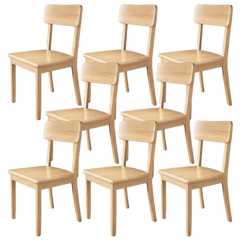 Chaise de salle à manger en bois contemporain ouvert meubles côté salle à manger en finition mate pour la maison