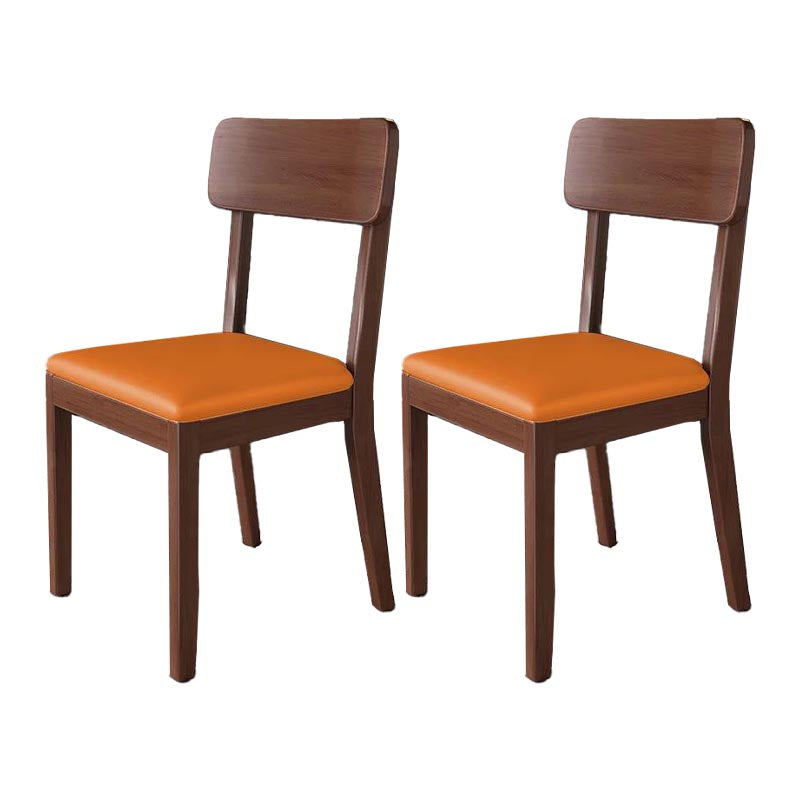 Chaise de salle à manger en bois contemporain ouvert meubles côté salle à manger en finition mate pour la maison