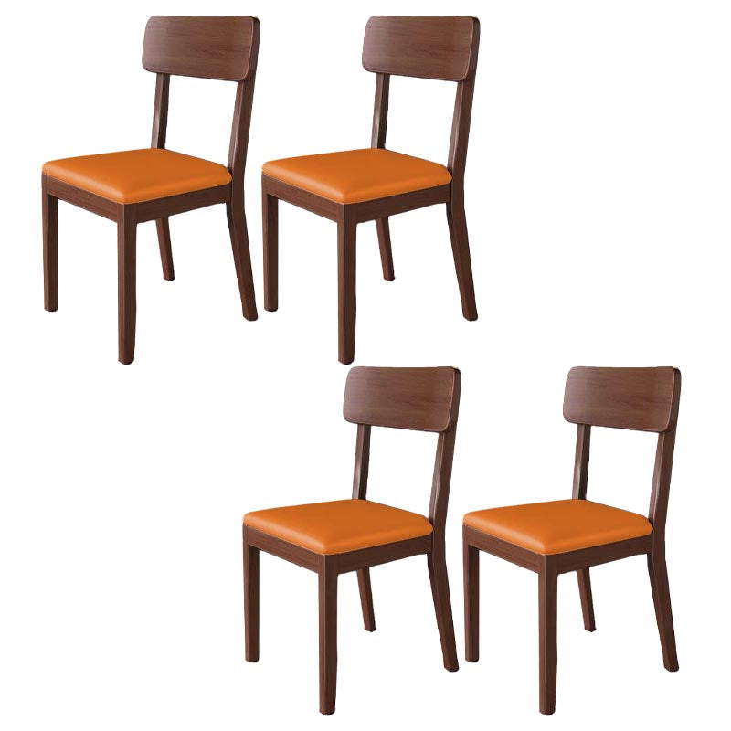 Chaise de salle à manger en bois contemporain ouvert meubles côté salle à manger en finition mate pour la maison