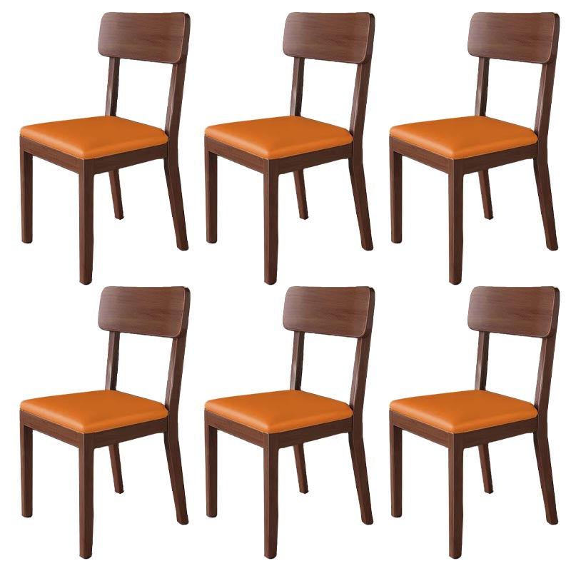 Chaise de salle à manger en bois contemporain ouvert meubles côté salle à manger en finition mate pour la maison