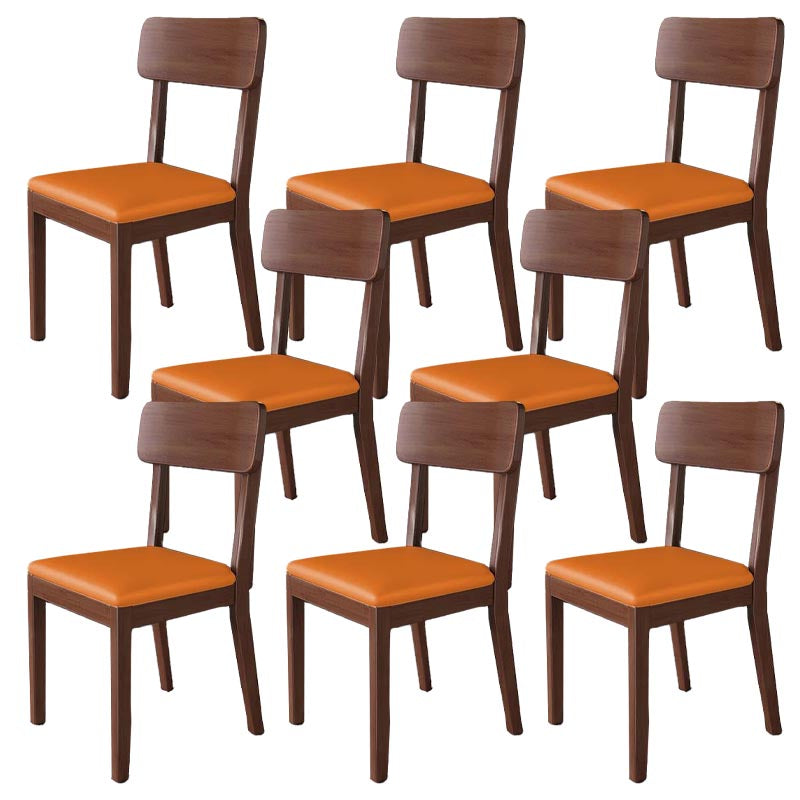 Chaise de salle à manger en bois contemporain ouvert meubles côté salle à manger en finition mate pour la maison