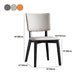 Contemporary Faux Leather Dining Chair Open Back Dining Side Furniture in Matte Finish