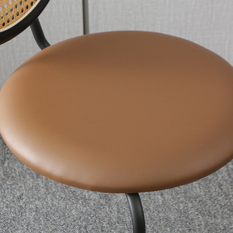 Contemporary Dining Side Chair PU Leather Stacking Side Chair Clearhalo 'Dining Chairs' 'Dining Tables & Seating' 'dining_chair' 'furn' 'furn_dining_chair' 'Furniture' 'Kitchen & Dining Furniture' 5394289