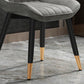 Silla de comedor Glam de piel sintética, silla Parsons con acabado mate para el hogar