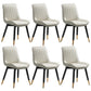 Silla de comedor Glam de piel sintética, silla Parsons con acabado mate para el hogar