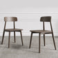 Oak Solid Wood Dining Side Chair Traditional Open Back Dining Side Chair